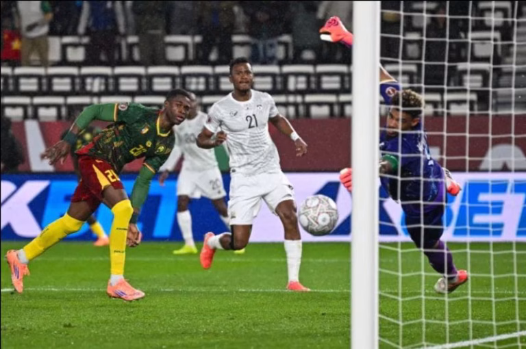 Cameroon knocks out South Africa in AFCON match