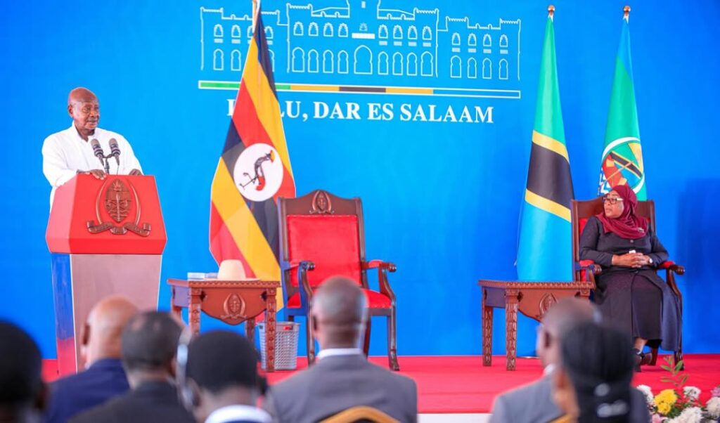 Uganda and Tanzanian leaders hold bilateral talks