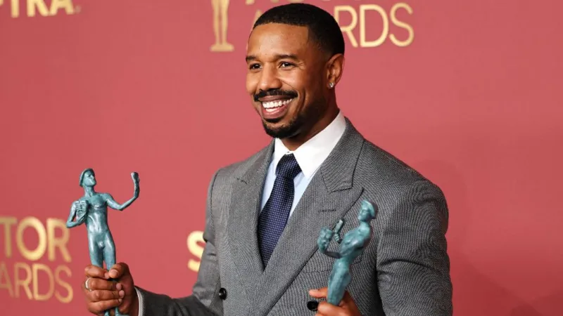 Michael B Jordan upends Oscars race as Sinners wins big at Actor Awards