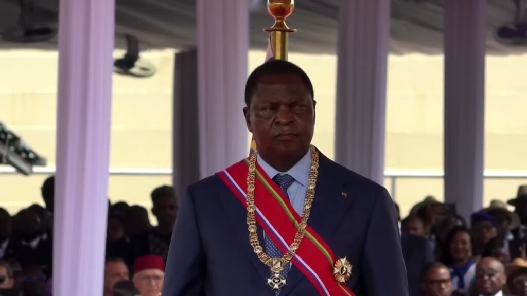 Touadera sworn in for third term as Central African Republic president